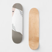 Boho Minimalist Abstract Persoonlijk Skateboard (Voorkant)