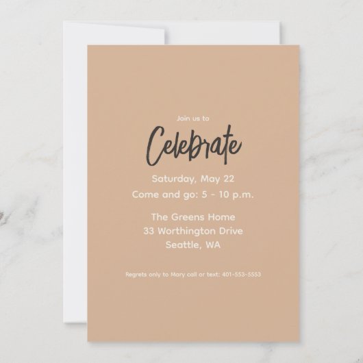 Boho Minimalist Afstuderen Foto Aankondiging Kaart (Achterkant)