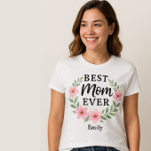 Boho minimalist Beste moeder ooit T-shirt