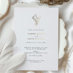 Boho Minimalist Black White Wedding Invitation Folie Uitnodiging<br><div class="desc">Elegant en modern, deze minimalistische trouwkaart is de perfecte keuze voor het geavanceerde koppel. Met zijn slanke zwarte en witte design en prachtige, elegante lettertypen zal deze kaart een blijvende indruk maken op het gelukkige paar. Deze kaart maakt deel uit van een overeenkomende set, waardoor het een uitstekende keuze is...</div>