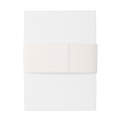 Boho minimalist Botanicals Terracotta Wedding Uitnodigingen Wikkel (Achterkant Voorbeeld)