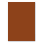 Boho minimalist Burnt Oranje Wedding Table Numbers Kaart (Achterkant)