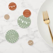 Boho Minimalist Clothesline Baby shower Confetti (Groep)