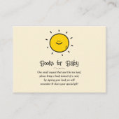 Boho minimalist, hier komt het Son Baby shower Informatiekaartje (Voorkant)