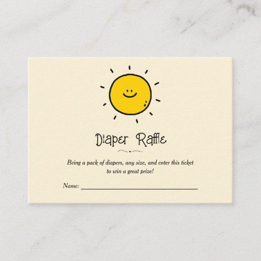 Boho minimalist, hier komt het Son Baby shower Informatiekaartje (Voorkant)