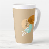 BOHO MINIMALIST LEAVES LATTE MOK (Rechterhoek)