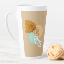 BOHO MINIMALIST LEAVES LATTE MOK