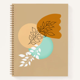 BOHO MINIMALIST LEAVES NOTITIEBOEK