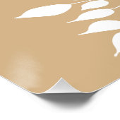 BOHO MINIMALIST LEAVES PERFECT POSTER (Hoek)
