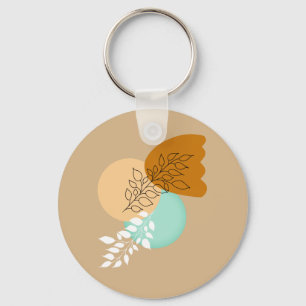 BOHO MINIMALIST LEAVES SLEUTELHANGER