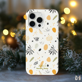 Boho Minimalist Nature Pattern - Abstract Pastel iPhone 15 Pro Max Hoesje