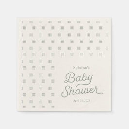 Boho Minimalist Sage Boho Servet