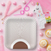 Boho Minimalist Sun Papieren Bordje (Feest)