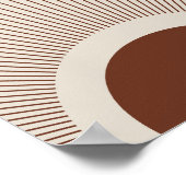 Boho Minimalist Sun Poster (Hoek)