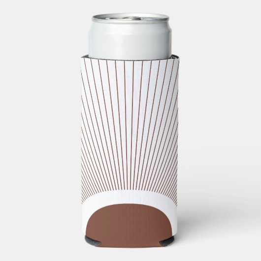 Boho Minimalist Sun Seltzer Blikjeskoeler (Seltzer Achterkant)