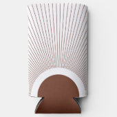 Boho Minimalist Sun Seltzer Blikjeskoeler (Voorkant)