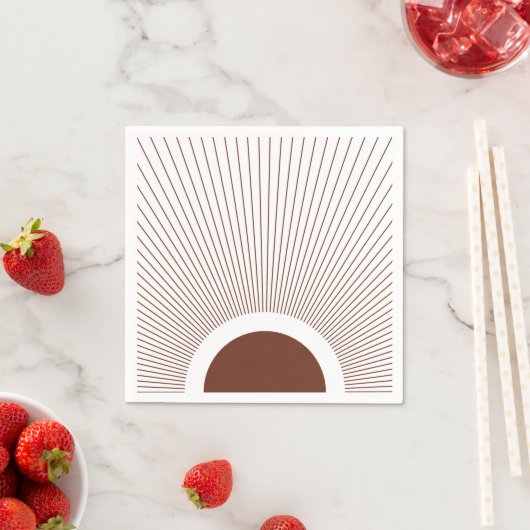 Boho Minimalist Sun Servet (Insitu)