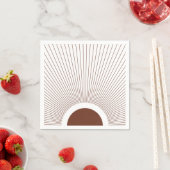 Boho Minimalist Sun Servet (Insitu)