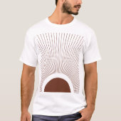 Boho Minimalist Sun T-shirt (Voorkant)