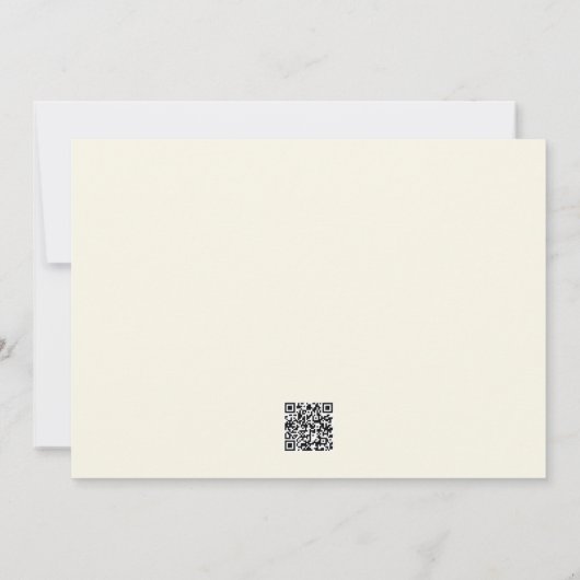 Boho minimalistisch Afstuderen Kaart (Achterkant)