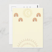 Boho minimalistisch Briefkaart (Voorkant / Achterkant)