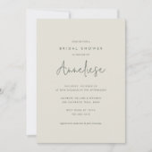 Boho minimalistisch handgeschreven script Vrijgeze Kaart (Voorkant)