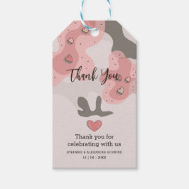 Boho-minimalistisch script | Welkom bruiloft Cadeaulabel