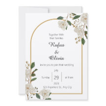 Boho minimalistische botanische bloemen bruiloft