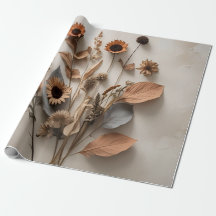 Boho Minimalistische Gedroogde Bloemen Kunstdruk