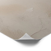 Boho Minimalistische Gedroogde Bloemen Kunstdruk Poster (Hoek)