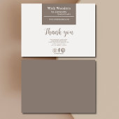 Boho minimalistische kaars maken bedankkaart