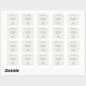 Boho minimalistische kaars maken label (Vel)