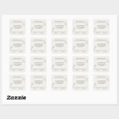 Boho minimalistische kaars maken label (Vel)