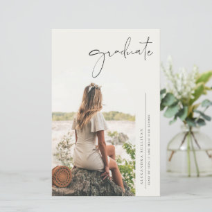 Boho Minimalistische Kalligrafie Boog Foto Afstude