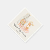 Boho minimalistische kinderkamer meisje Baby showe Servet (Hoek)