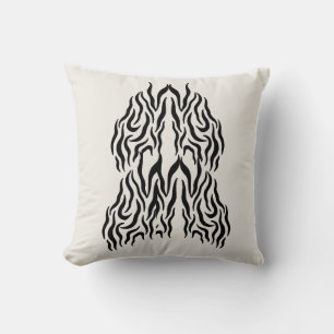 Boho Minimalistische Lijnkunst Kussen – 16x16 Mode