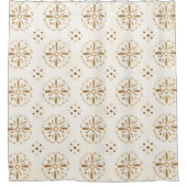 Boho Minimalistische Mandala Douchegordijn (Voorkant)