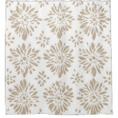 Boho Minimalistische Mandala Douchegordijn (Voorkant)