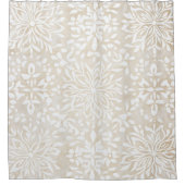 Boho Minimalistische Mandala Douchegordijn (Voorkant)