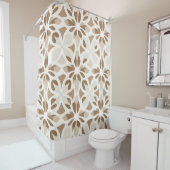 Boho Minimalistische Mandala Douchegordijn (In situ)