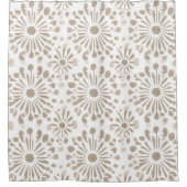 Boho Minimalistische Mandala Douchegordijn (Voorkant)