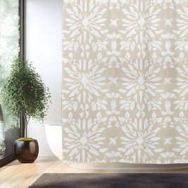 Boho Minimalistische Mandala Douchegordijn