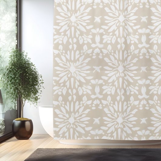 Boho Minimalistische Mandala Douchegordijn