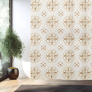 Boho Minimalistische Mandala Douchegordijn