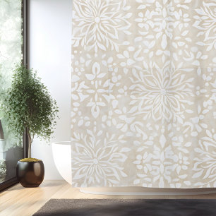 Boho Minimalistische Mandala Douchegordijn