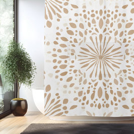 Boho Minimalistische Mandala Douchegordijn
