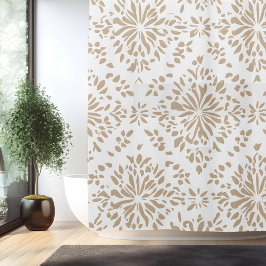 Boho Minimalistische Mandala Douchegordijn