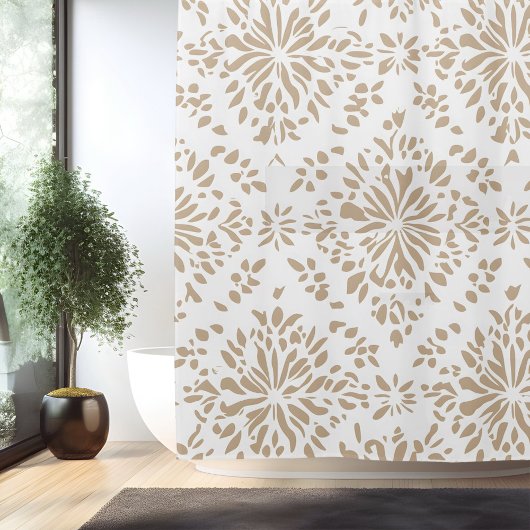 Boho Minimalistische Mandala Douchegordijn