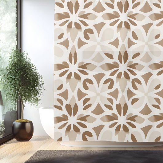 Boho Minimalistische Mandala Douchegordijn