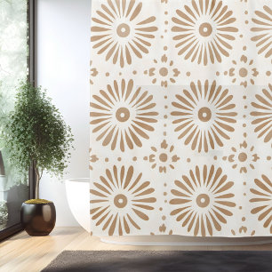 Boho Minimalistische Mandala Douchegordijn